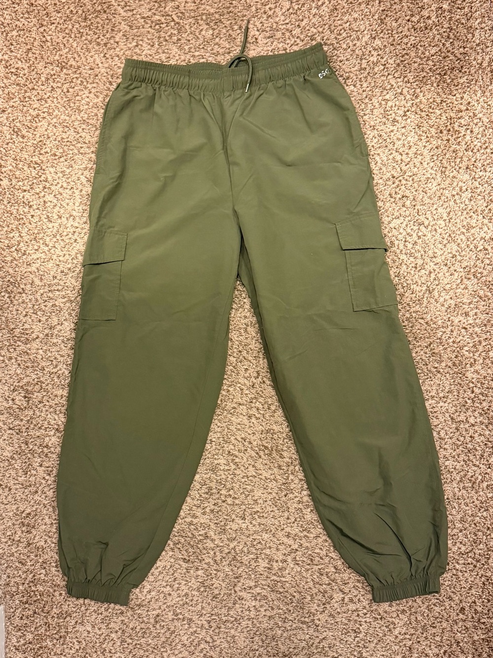 DSG Olive Green Cargo Track Joggers